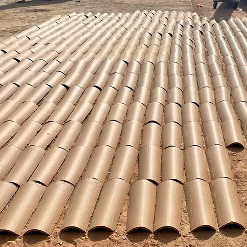 teja arabe de barro blanco